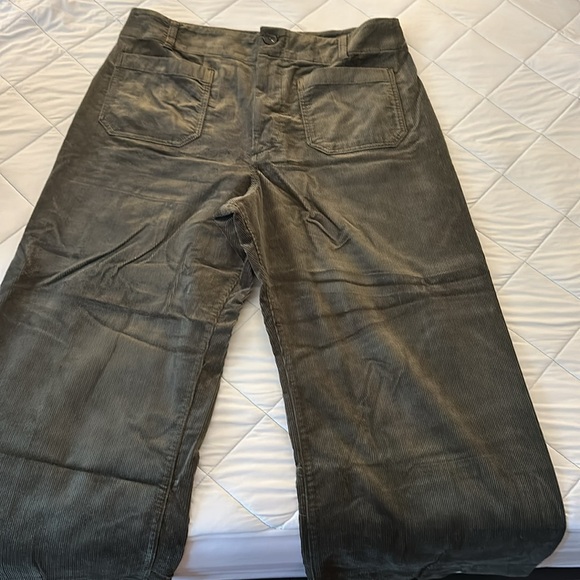 The Colette cropped Wide-leg pants by Maeve: Corduroy Edition NWOT - Picture 5 of 5